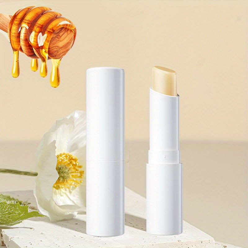 1pc Vitamin E Honey Lip Balm, Anti-dryness, Smooth Lip Lines, Moisturize Autumn And Winter, Hydrating Lip Care, Nourishing Lips Lipstick For Men And Women In Autumn And Winter, Overnight Lip For Dry Lips And Cracked Lips With