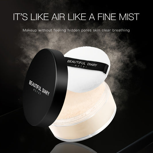 HEYXI Han Yuanxi Air Makeup Powder Loose Powder Honey Powder Oil Control Capacity Concealer Waterproof Sweat-proof Makeup Valentine's Day Gift