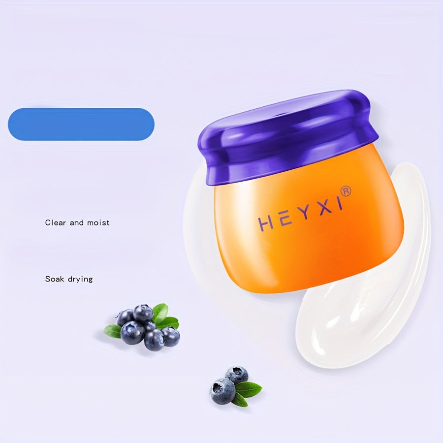 2pcs lip balm gift set, Plant Extract Moisturizing Soft Lip Mask Small Honey Pot Blueberry, Red Pomegranate Lip Mask Set lip gloss,party supplies gifts, souvenir gifts, long-lasting moisturizing and nourishing lip mask, gift