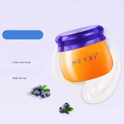 2pcs lip balm gift set, Plant Extract Moisturizing Soft Lip Mask Small Honey Pot Blueberry, Red Pomegranate Lip Mask Set lip gloss,party supplies gifts, souvenir gifts, long-lasting moisturizing and nourishing lip mask, gift