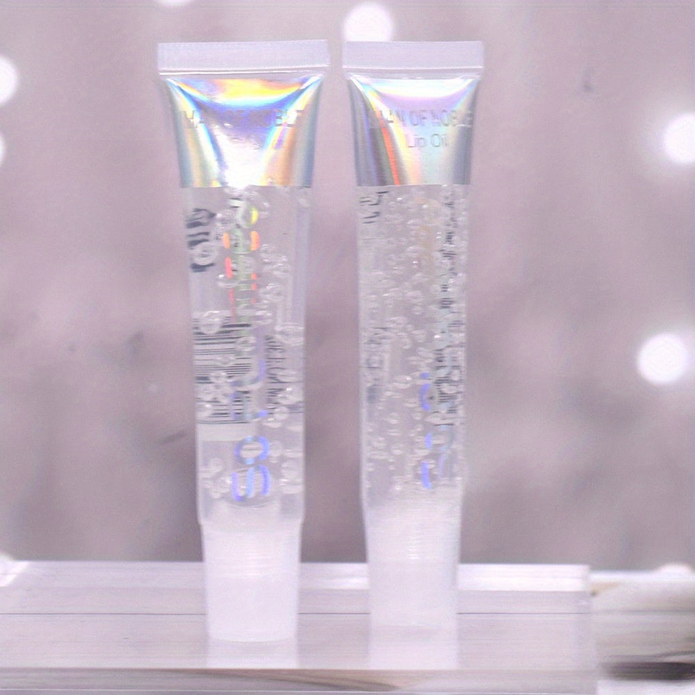 12Pcs/Set, Lip Oil Gift Set, Gifts For Women, Transparent Hose Colorless Moisturizing Lip Oil Lip Gloss, Smoothes Lip Lines Lip Honey