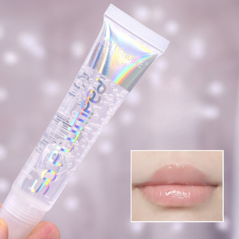 12Pcs/Set, Lip Oil Gift Set, Gifts For Women, Transparent Hose Colorless Moisturizing Lip Oil Lip Gloss, Smoothes Lip Lines Lip Honey