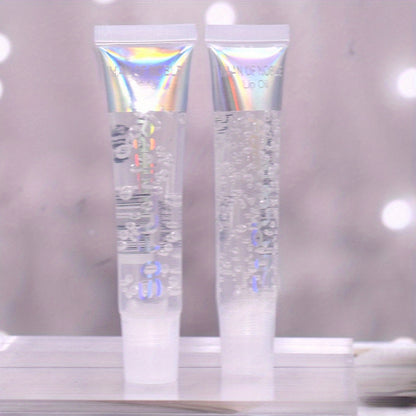 12Pcs/Set, Lip Oil Gift Set, Gifts For Women, Transparent Hose Colorless Moisturizing Lip Oil Lip Gloss, Smoothes Lip Lines Lip Honey