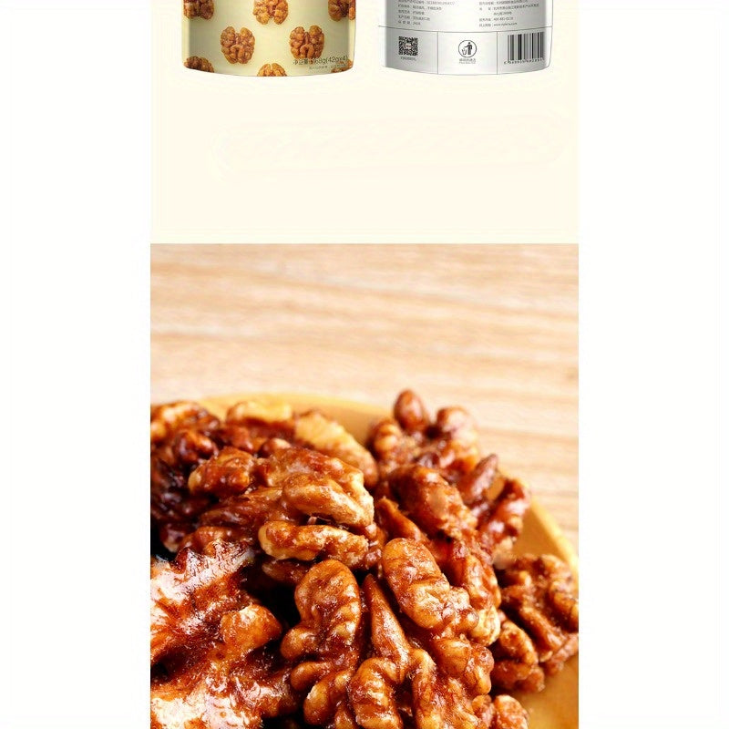 8pcs 100g Delicious Herb Flavored Honey Amber Walnut Nuts - Crunchy Snack with Rich Nutty Flavor - Internet Famous Healthy Snack Option for Office or Home