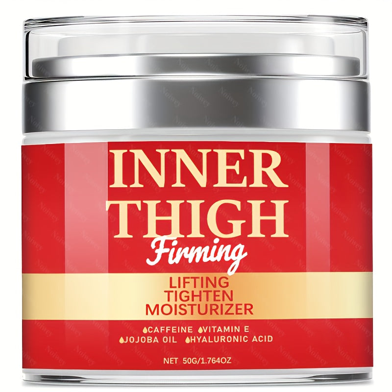 50g Inner Thigh Firming Cream with Caffeine, Honey and Jojoba Oil, Thighs Lifting Cream Moisturizer for Body Massage Moisturizer Firming Women's Body Light Beige Care Cream, Smoothes Body Firm Massage Cream for Thighs, Butt,