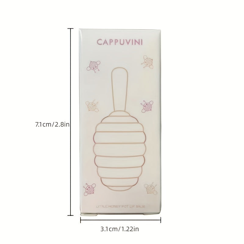 Honey Jar Lip Oil, Honey Lip Care Oil Lipstick Peach Flavor, Long Lasting Moisturizing Sleep Lip Mask For Lip Daily Care With Plant Squalane