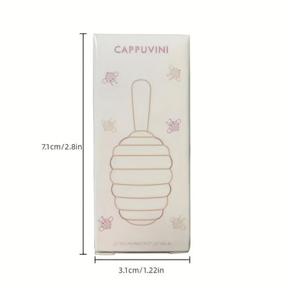 Honey Jar Lip Oil, Honey Lip Care Oil Lipstick Peach Flavor, Long Lasting Moisturizing Sleep Lip Mask For Lip Daily Care With Plant Squalane