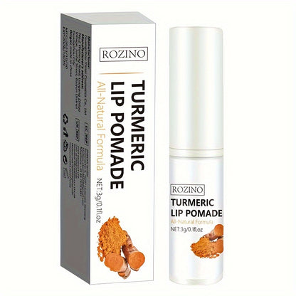 3g Turmeric Lip Balm With Honey, For Dry Lips, Deep Moisturizing And Rejuvenating, Supple Lips, The First Choice For Lip Skin Care