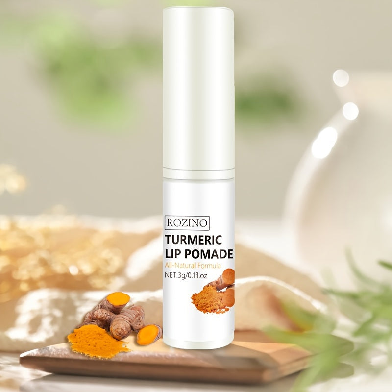 3g Turmeric Lip Balm With Honey, For Dry Lips, Deep Moisturizing And Rejuvenating, Supple Lips, The First Choice For Lip Skin Care