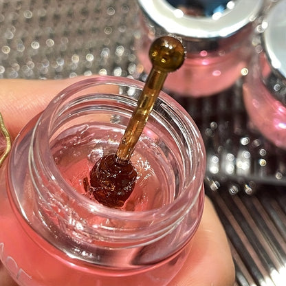 Rose Cherry Honey Peach Lip Gloss - Hydrating and Nourishing Lip Mask for Unisex with Lightening Effect - Moisturizing and Soothing Lip Balm for All Skin Types, Perfect Valentines Day Gift