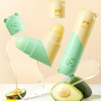 2-in-1 Moisturizing Lip Balm (4.6g Total: 2.3g Day & 2.3g Night): Daytime Primer With Fruit Scent, Avocado & Olive Oil, Honey - Enriched With Vitamin E, Hyaluronic Acid, And Licorice Root Extract With Plant Squalane