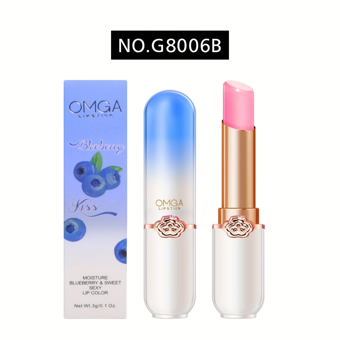 Nutritious Aloe Vera Honey Peach Strawberry Fruity Flavor Lipstick, Long Lasting Lip Balm For Moisturizing And Color Changing Lip Gloss Valentine's Day Gifts Contain Plant Squalane, Perfect Christmas Gift For Women.