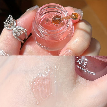 Bear Honey Cherry Blossom Lip Balm - Moisturizing And Nourishing Lip Mask For Hydration And Enhancement - Mother's Day Gift