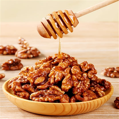 8pcs 100g Delicious Herb Flavored Honey Amber Walnut Nuts - Crunchy Snack with Rich Nutty Flavor - Internet Famous Healthy Snack Option for Office or Home