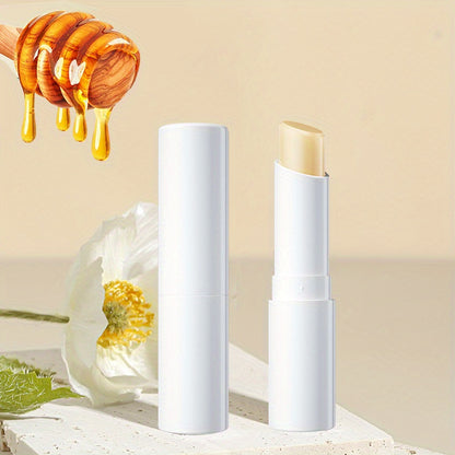 1pc Vitamin E Honey Lip Balm, Anti-dryness, Smooth Lip Lines, Moisturize Autumn And Winter, Hydrating Lip Care, Nourishing Lips Lipstick For Men And Women In Autumn And Winter, Overnight Lip For Dry Lips And Cracked Lips With