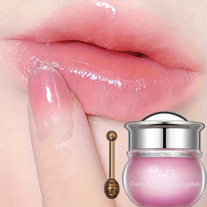 Flower Honey Lip Balm Moisturizing and Nourishing Dry Lips Repairing Cracked Lips Lip Mask Hydrating Lips Long-Lasting Dry Lips Solution