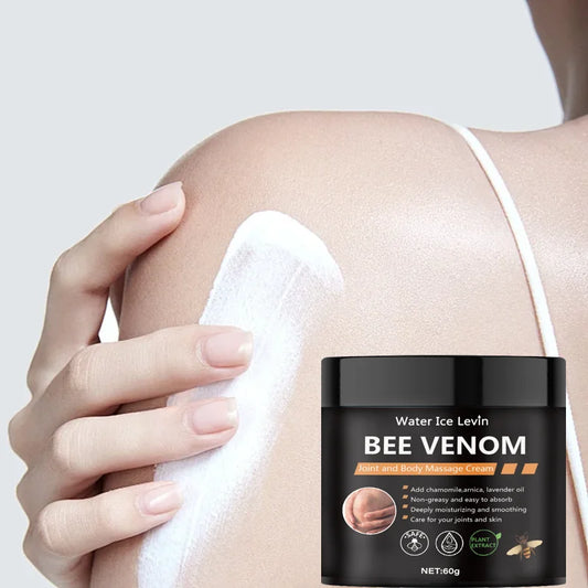 Bee Venom Muscle Massage Cream Contains Natural Ingredients Such as Beekeeping, Aloe Vera, Moisturizing, Caring for Skin, Locking Moisture, Making Soft and Delicate Skin, Moisturizing and Smoothing, Suitable for All Skin Type