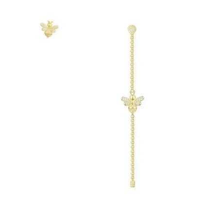 LI KI High Quality 925 Silver Bee Earrings In A Variety Of Stylish And Elegant  Jewelry Gifts For Friends