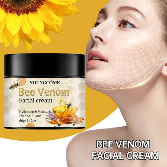Bee Venom Cream Relieves Redness Repair Damage Skin Strengthens Skin Barrier Deep Moisturizing Skin Care Nourishing Body Cream