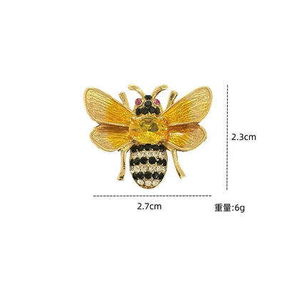 1Pc Trendy Little Bee Brooch for Women Men Retro Bee Animal Brooches Pins Jewelry Accessories Party Gifts 2025 Trend Cool Thing