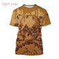 Insect Bee Graphic T Shirt for Men 3D Hive Honey Honeycomb Printing Tee Shirts Kawaii Cute Kids y2k Tops Womens Clothing T-shirt