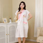 Cotton Gauze Bathrobe for Women  Absorbent Soft Tie Belt Towel for Home & Leisure Comfortable Lounge Dress