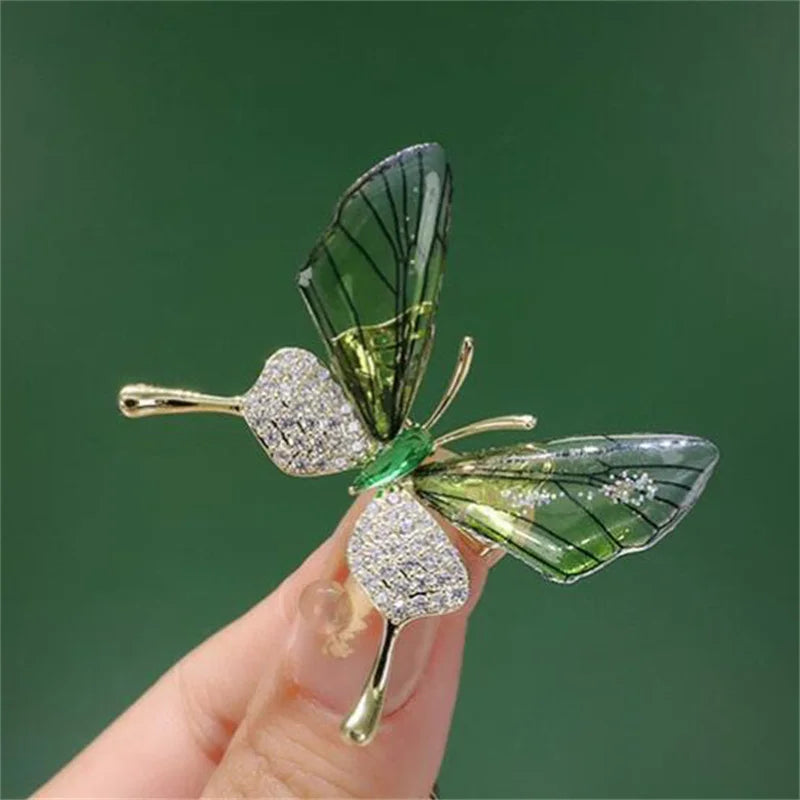 Lovely Birds Butterfly Bee Brooch For Women Pearl Rhinestone Trendy Animal Jewelry Coat Dress Lapel Pins Wedding Party Gifts