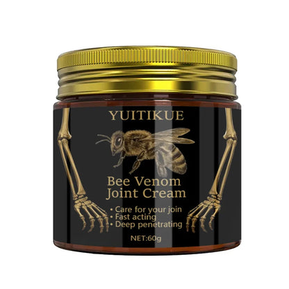 Bee Venom Joint Cream 60g - Fast-Acting Relief, Deep Moisturizing, Non-Sticky & Easy Absorption for Joint Care