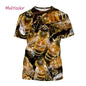 Insect Bee Graphic T Shirt for Men 3D Hive Honey Honeycomb Printing Tee Shirts Kawaii Cute Kids y2k Tops Womens Clothing T-shirt