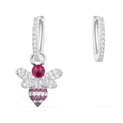 LI KI High Quality 925 Silver Bee Earrings In A Variety Of Stylish And Elegant  Jewelry Gifts For Friends