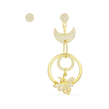 LI KI High Quality 925 Silver Bee Earrings In A Variety Of Stylish And Elegant  Jewelry Gifts For Friends