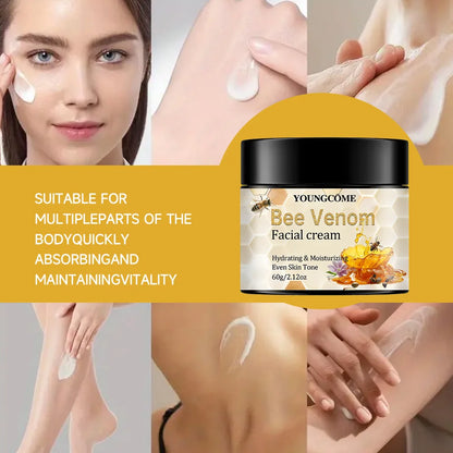 Bee Venom Cream Relieves Redness Repair Damage Skin Strengthens Skin Barrier Deep Moisturizing Skin Care Nourishing Body Cream