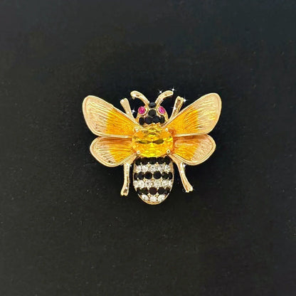1Pc Trendy Little Bee Brooch for Women Men Retro Bee Animal Brooches Pins Jewelry Accessories Party Gifts 2025 Trend Cool Thing
