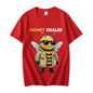 Honey Dealer Funny Bee Graphic T Shirt Men Women Fashion Y2k Clothing T-shirt Summer Casual Oversized Cotton T-shirts Streetwear