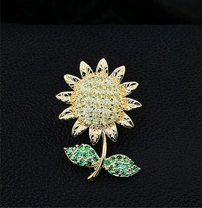 Little Bee Brooches Imitation Pearls Insect Brooch Women Delicate Crystal Rhinestone Pin For Girl Cute Jewelry Wholesale Gifts