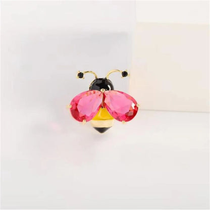 Bee Brooch Women's Fashionable And Exquisite Small Pin Suit Shirt Backpack Decoration Jewelry Party Birthday Gift 2024