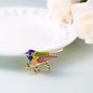 Lovely Birds Butterfly Bee Brooch For Women Pearl Rhinestone Trendy Animal Jewelry Coat Dress Lapel Pins Wedding Party Gifts
