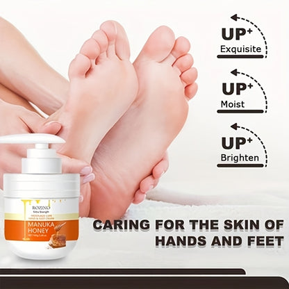 100g honey hand and foot cream pressing bottle, hand and foot cream, hand and foot care cream stick, moisturizing and moisturizing, Brighten Light Beige, Boost radiance, only moistening not greasy care hands and feet, farewel
