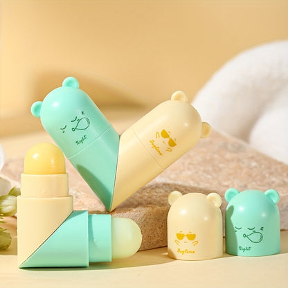 2-in-1 Moisturizing Lip Balm (4.6g Total: 2.3g Day & 2.3g Night): Daytime Primer With Fruit Scent, Avocado & Olive Oil, Honey - Enriched With Vitamin E, Hyaluronic Acid, And Licorice Root Extract With Plant Squalane