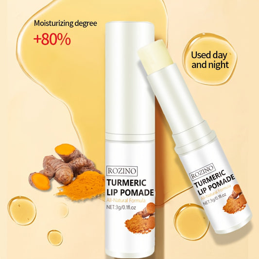 3g Turmeric Lip Balm With Honey, For Dry Lips, Deep Moisturizing And Rejuvenating, Supple Lips, The First Choice For Lip Skin Care