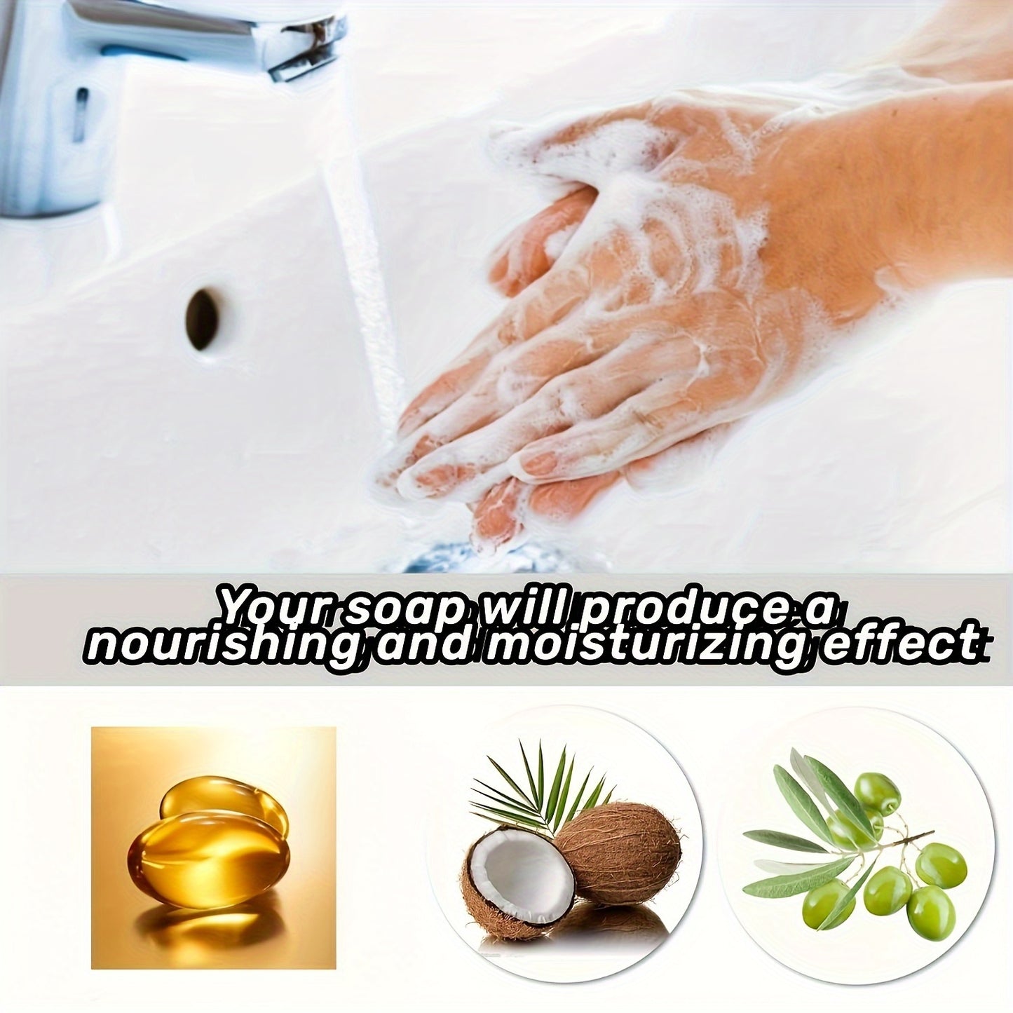 8.82oz Honey Soap Base for DIY Handmade Soaps - Moisturizing Glycerin-Infused, Fragrance-Free with Natural Honey Extract, Ideal for Soap Making Enthusiasts, Honey Glow Soap