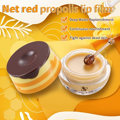 Bee Balm, Lip Balm Honey Pot, Smoothing Lip Lines, Hydrating And Moisturizing Dry And Cracked Lip Valentine's Day Gifts